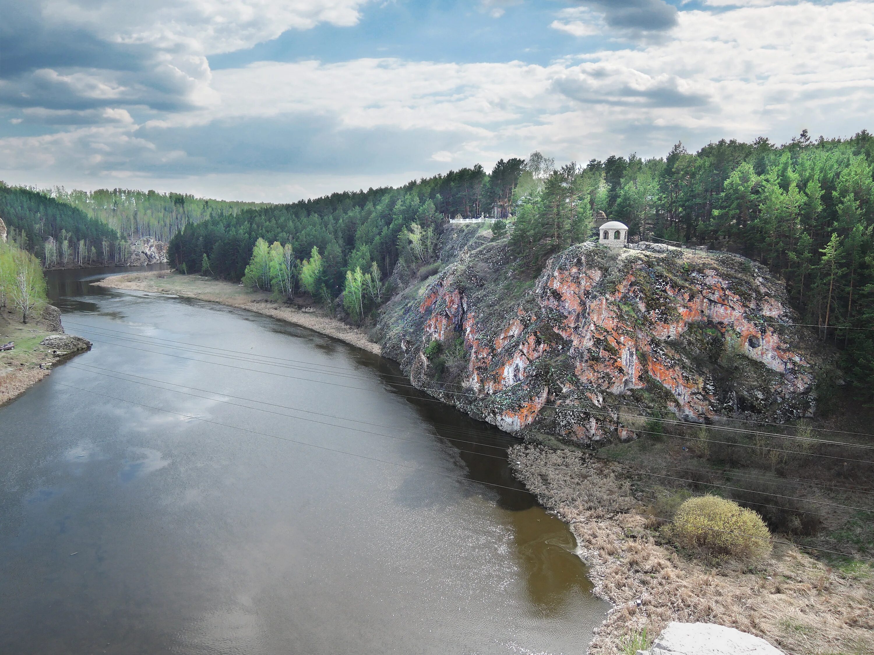 Река исеть фото С. М. Прокудин-Горский. Вид на реку Исеть около Каменского завода. 1909 год и 10