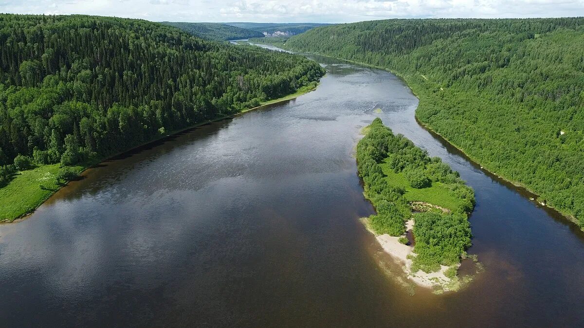 Река кадь пермский край фото Файл:Vishera River, Perm Krai.jpg - Википедия