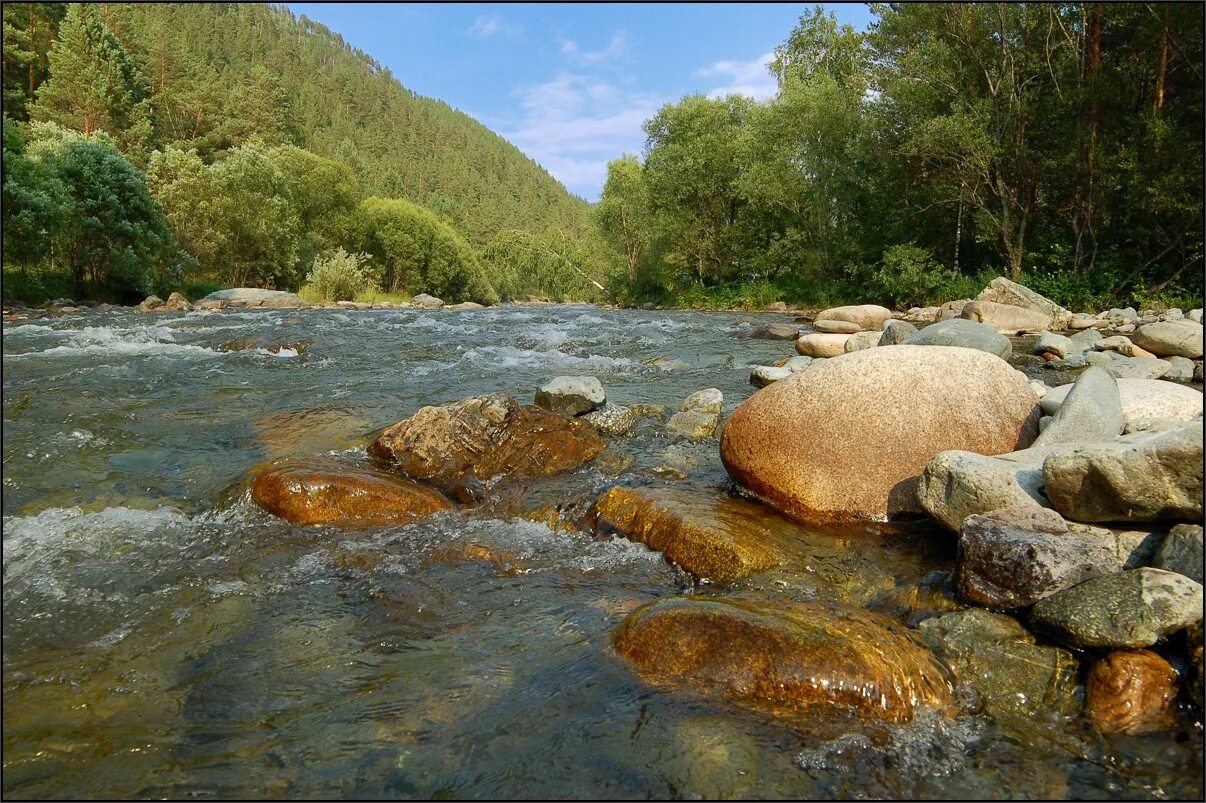 Река камни фото Фото Быстрая речка - фотограф Serzh - пейзаж - ФотоФорум.ру