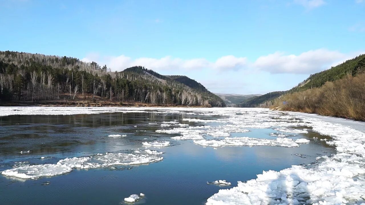 Река кан красноярский край фото Зеленогорск. Шуга на реке Кан. У причала возле Камня основания города. 10 ноября