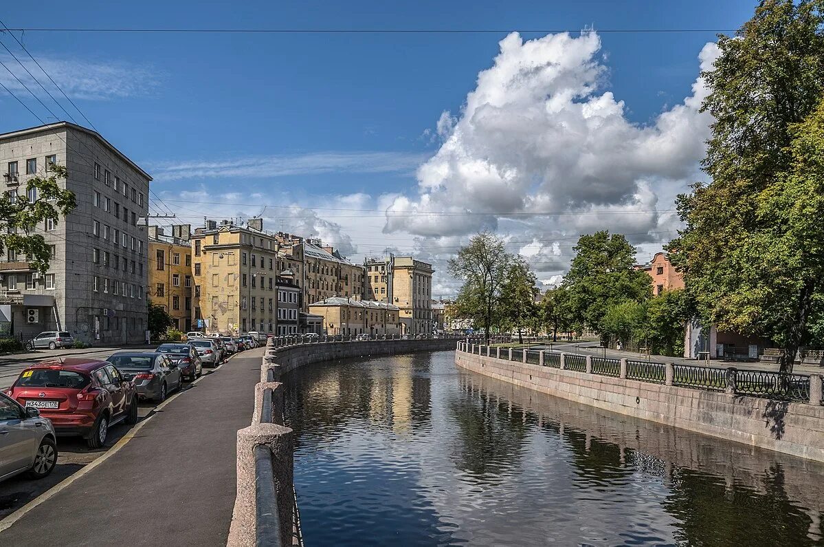 Река карповка фото File:Karpovka River Embankment 01.jpg - Wikipedia