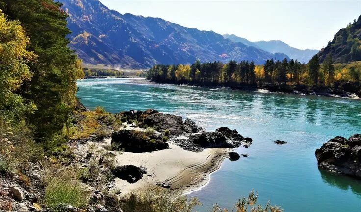 Река катунь фото в хорошем качестве Приветливая Катунь.Горный Алтай.. Обсуждение на LiveInternet - Российский Сервис