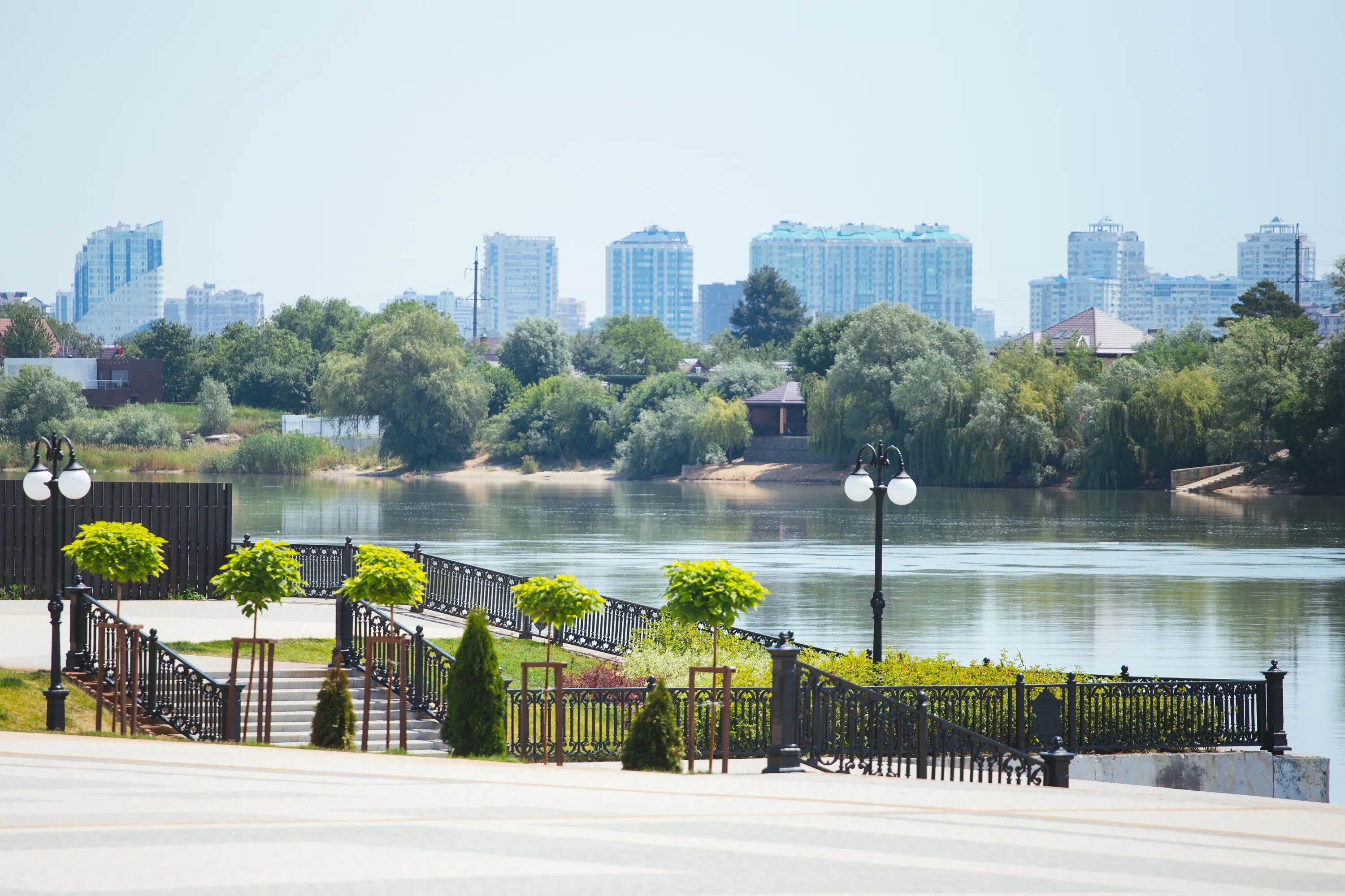 Река кубань в краснодаре фото Глава Краснодара поделился планами по благоустройству набережной реки Кубань - К