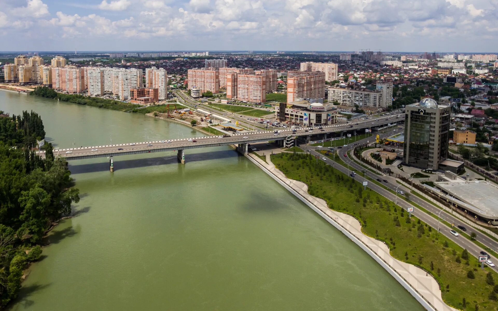 Река кубань в краснодаре фото Аналитики назвали обогнавшие Москву по росту цен на жилье города :: Жилье :: РБК