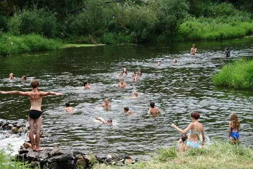 Река купание фото Администрация Карачевского района - Безопасность на водных объектах в летний пер