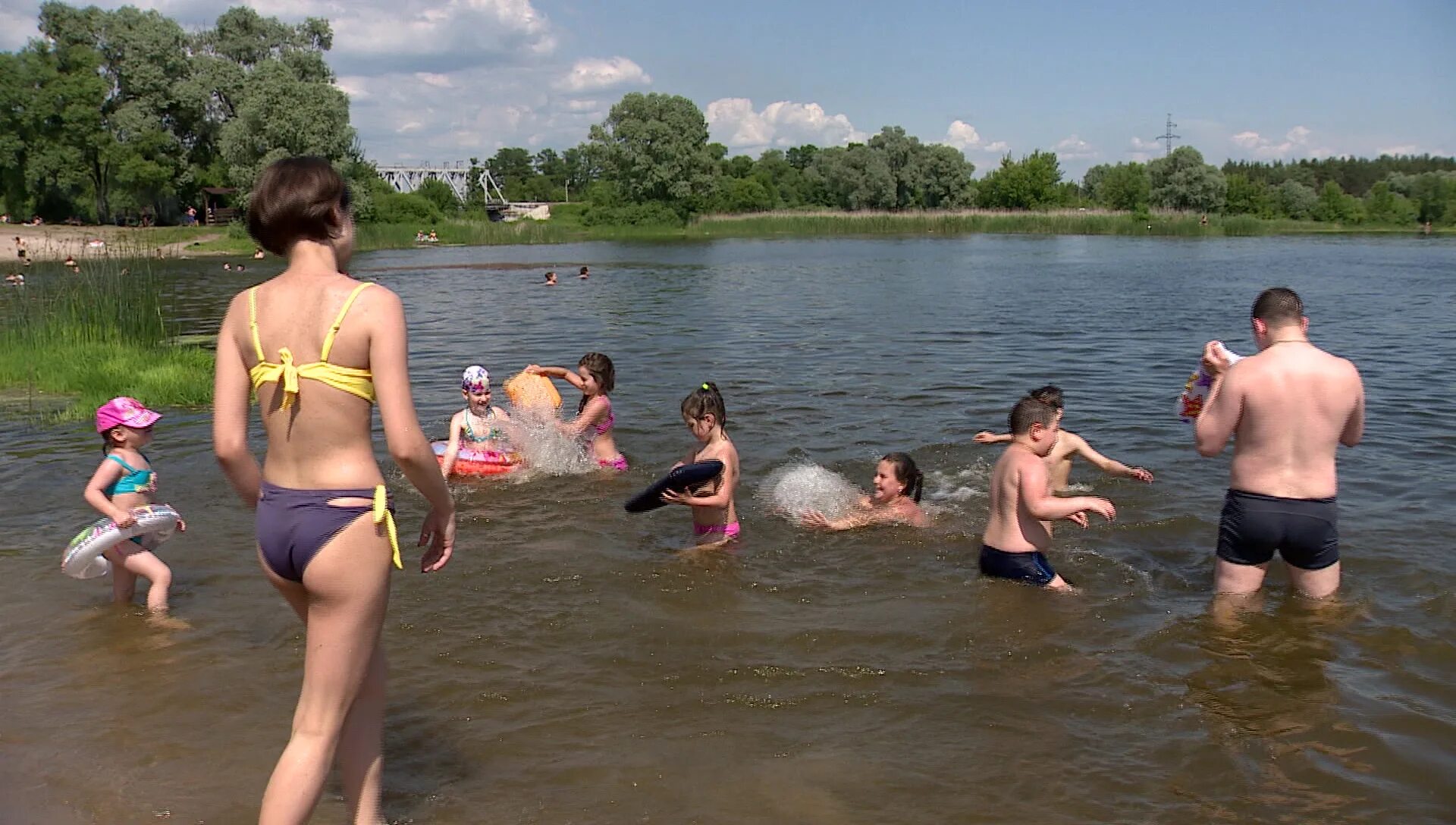 Река купаться фото "there are no controls". Residents of Voronezh told why opened a swimming season