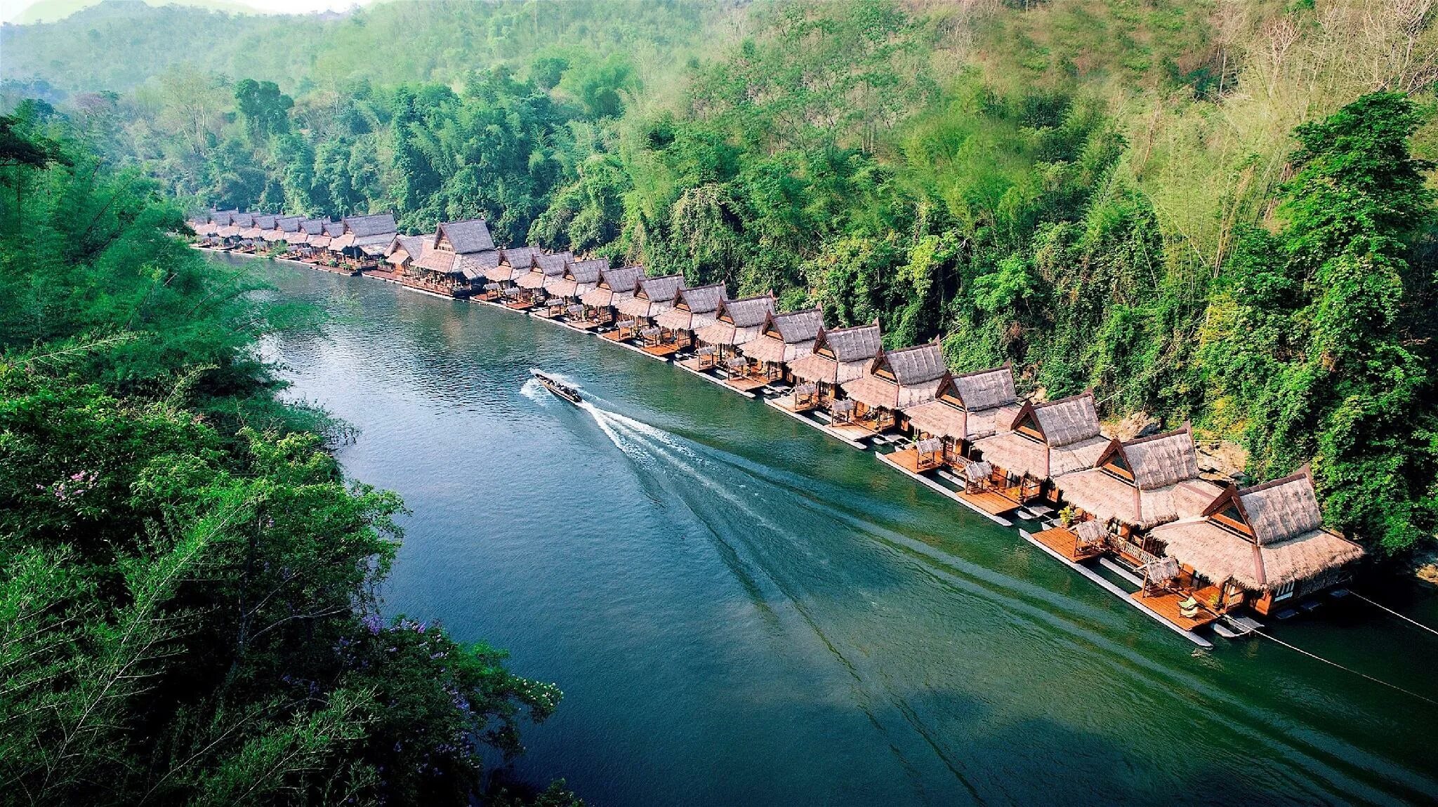 Река квай в тайланде фото The Float House River Kwai Resort (Канчанабури) - цены и отзывы на Agoda