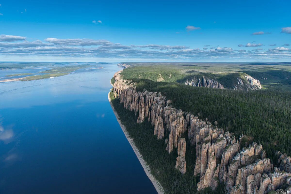 Река лена фото в хорошем качестве Ленские столбы Пикабу