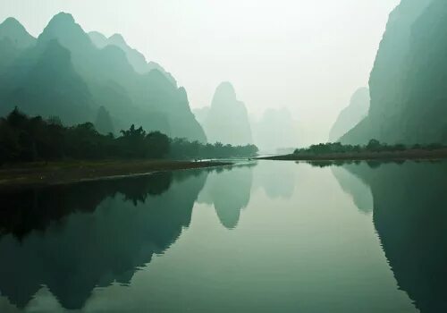 Река ли китай фото Beauteous Li River in misty rain, Guilin, China Travel Blog, China Blog