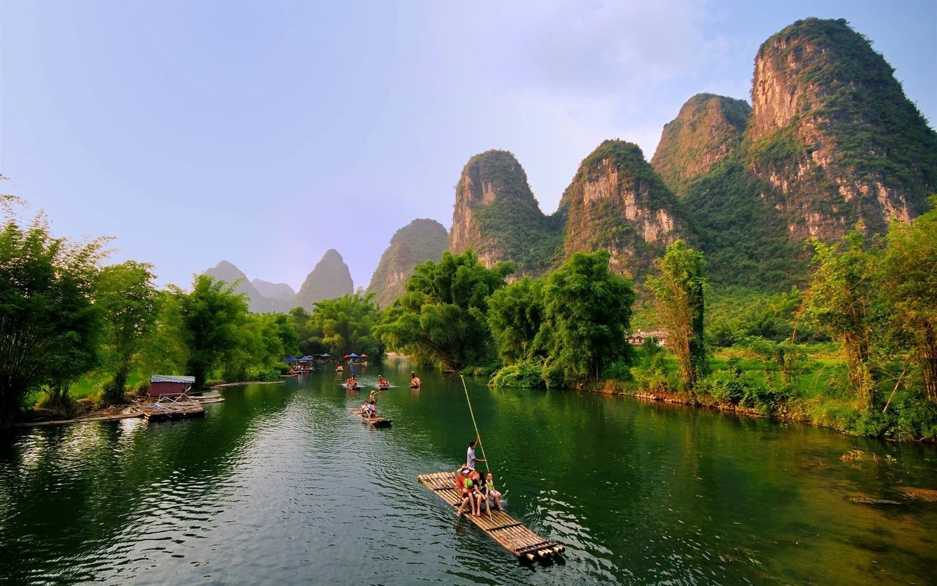 Река ли китай фото Yangshuo and The Moon Hill, China " Geology Science