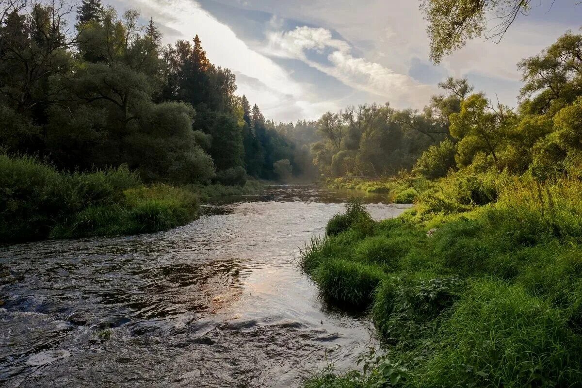 Река лопасня фото Ловля голавля на малых реках весной Рыбомания Дзен