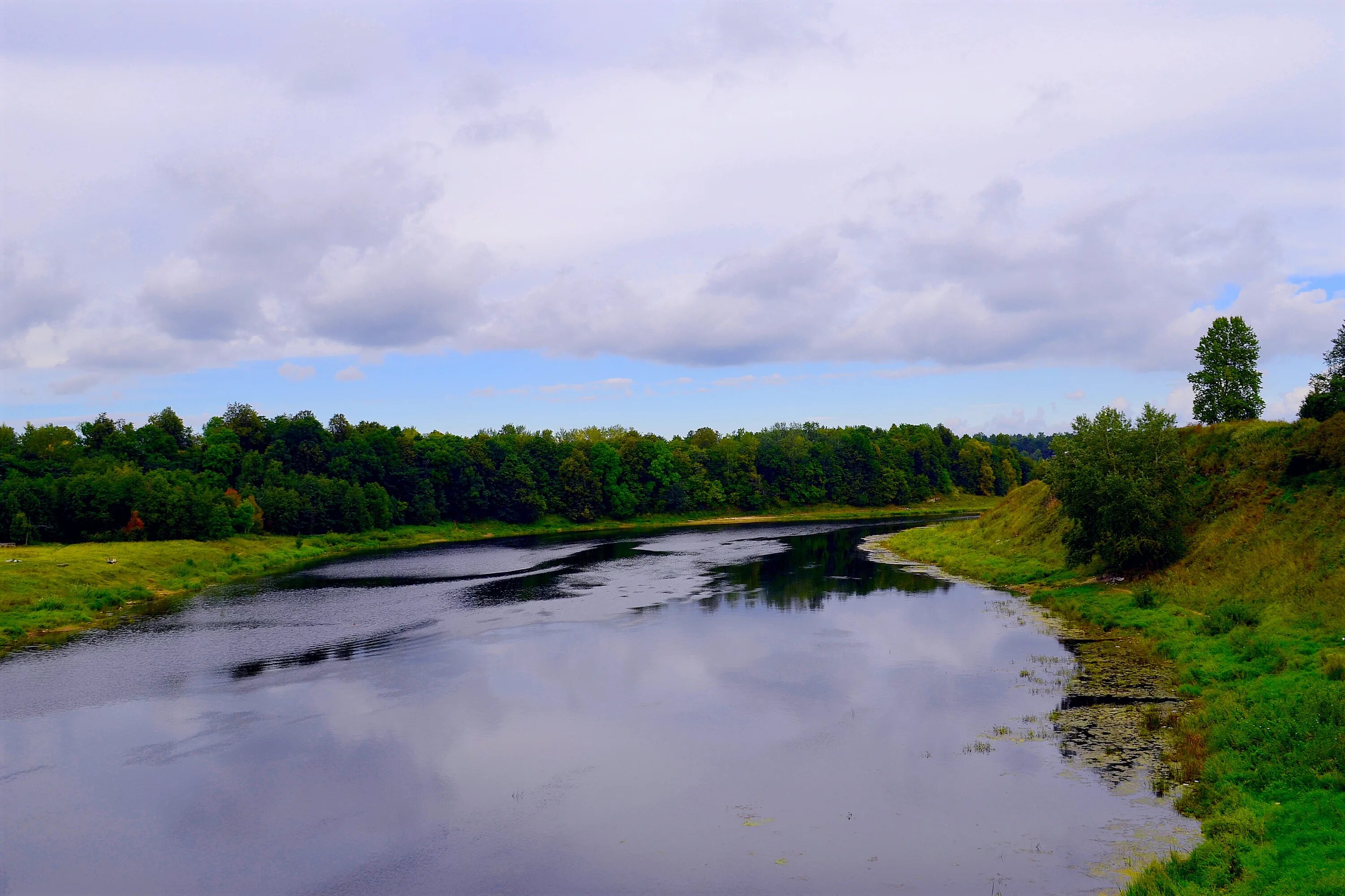 Река луга фото File:4478-3. Luga River in Kingisepp.jpg - Wikimedia Commons