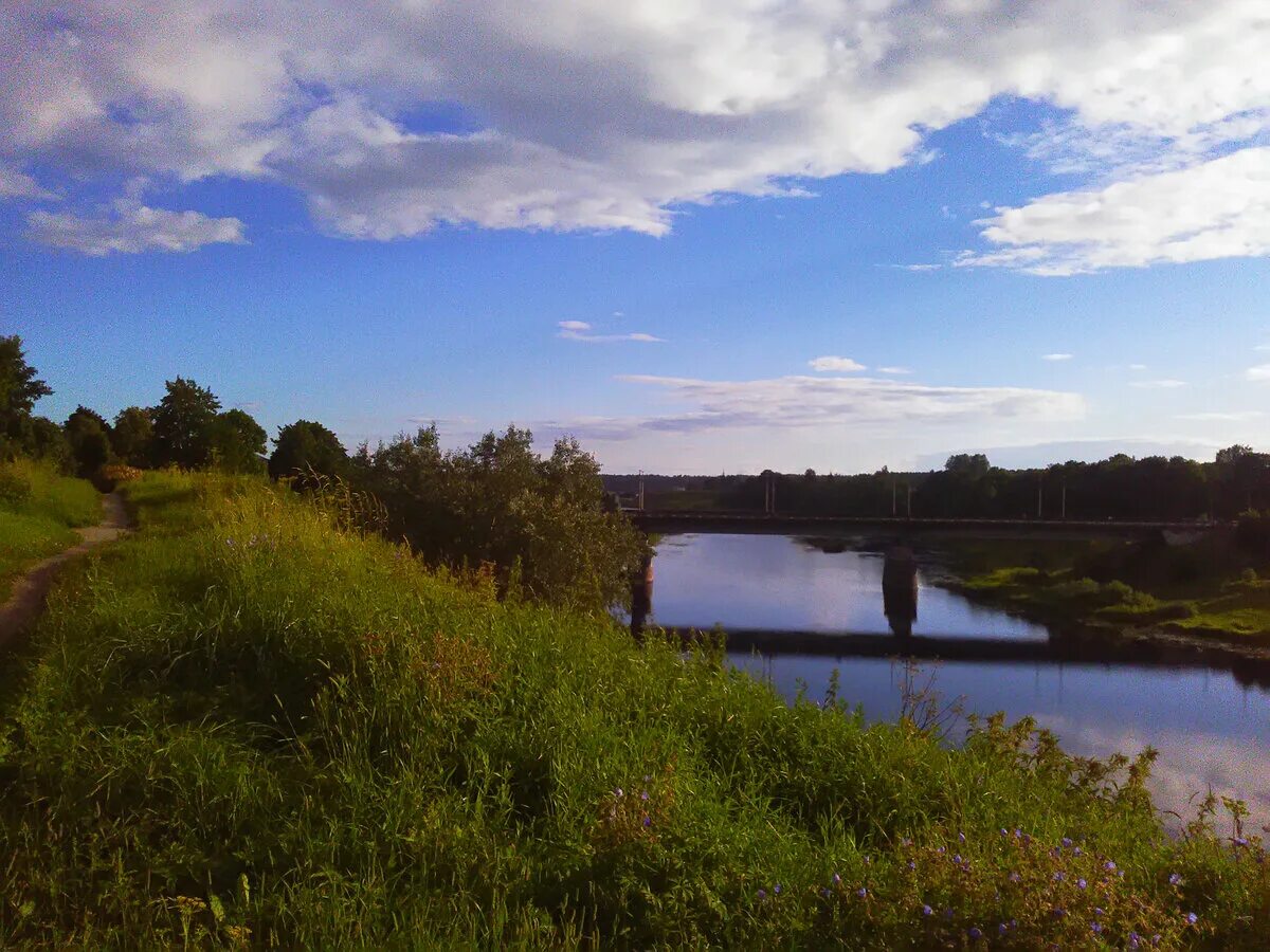 Река луга фото Поездка в Кингисепп. Фото моста через реку Луга и парка Романовка. Дневники почт