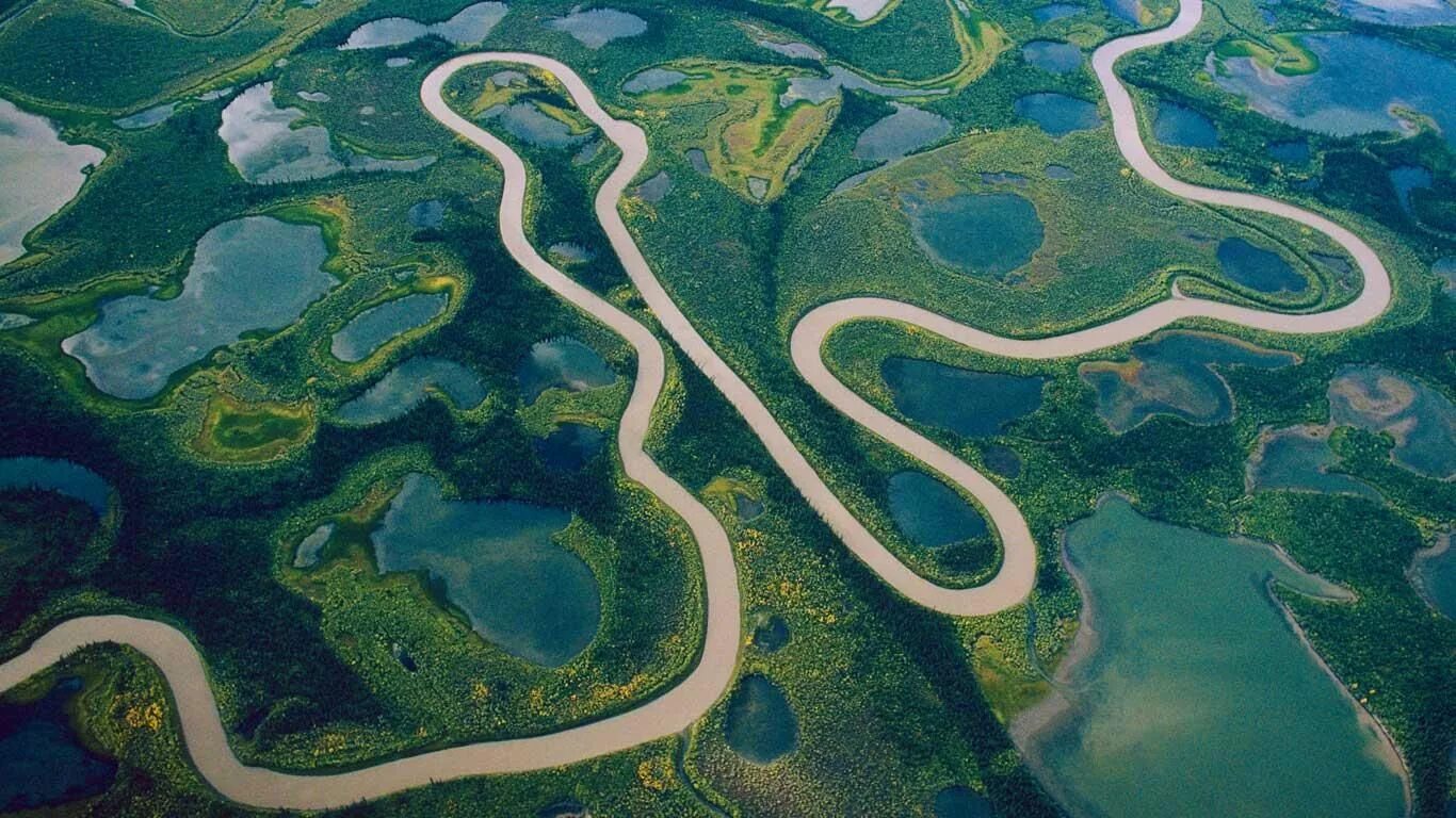 Река маккензи фото Mackenzie River delta, Northwest Territories, Canada Aerial images, River delta,