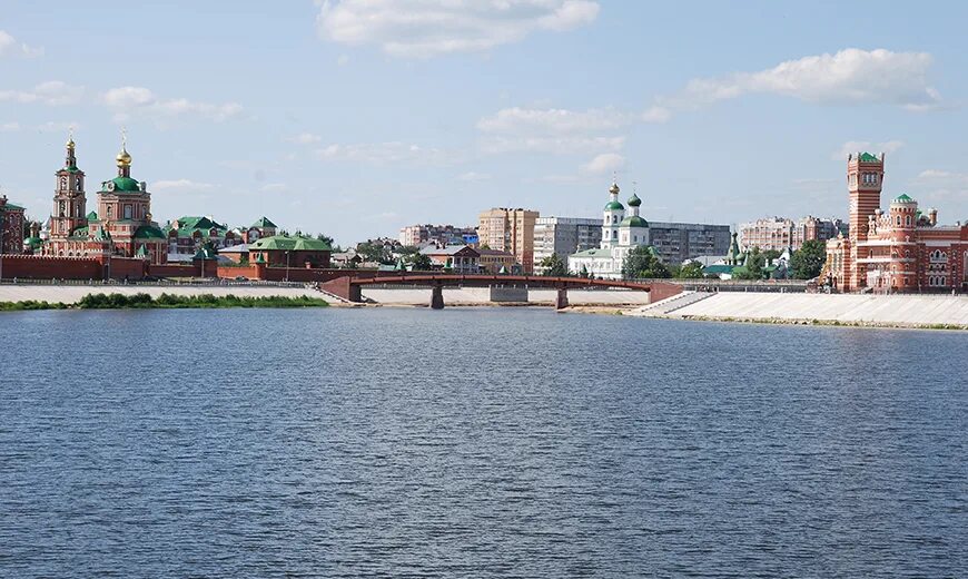 Река малая кокшага в йошкар оле фото The pedestrian bridge across the Malaya Kokshaga River in Yoshkar-Ola City - Tra