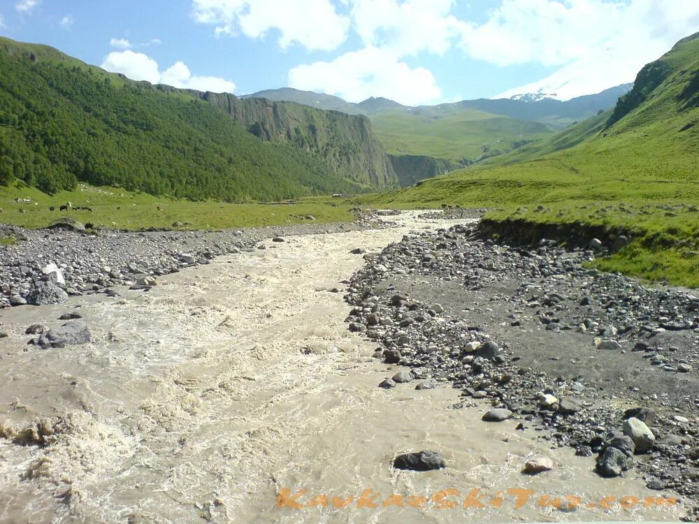 Река малка фото Gili-Su springs - Mount Elbrus north side - KavkazSkiTur