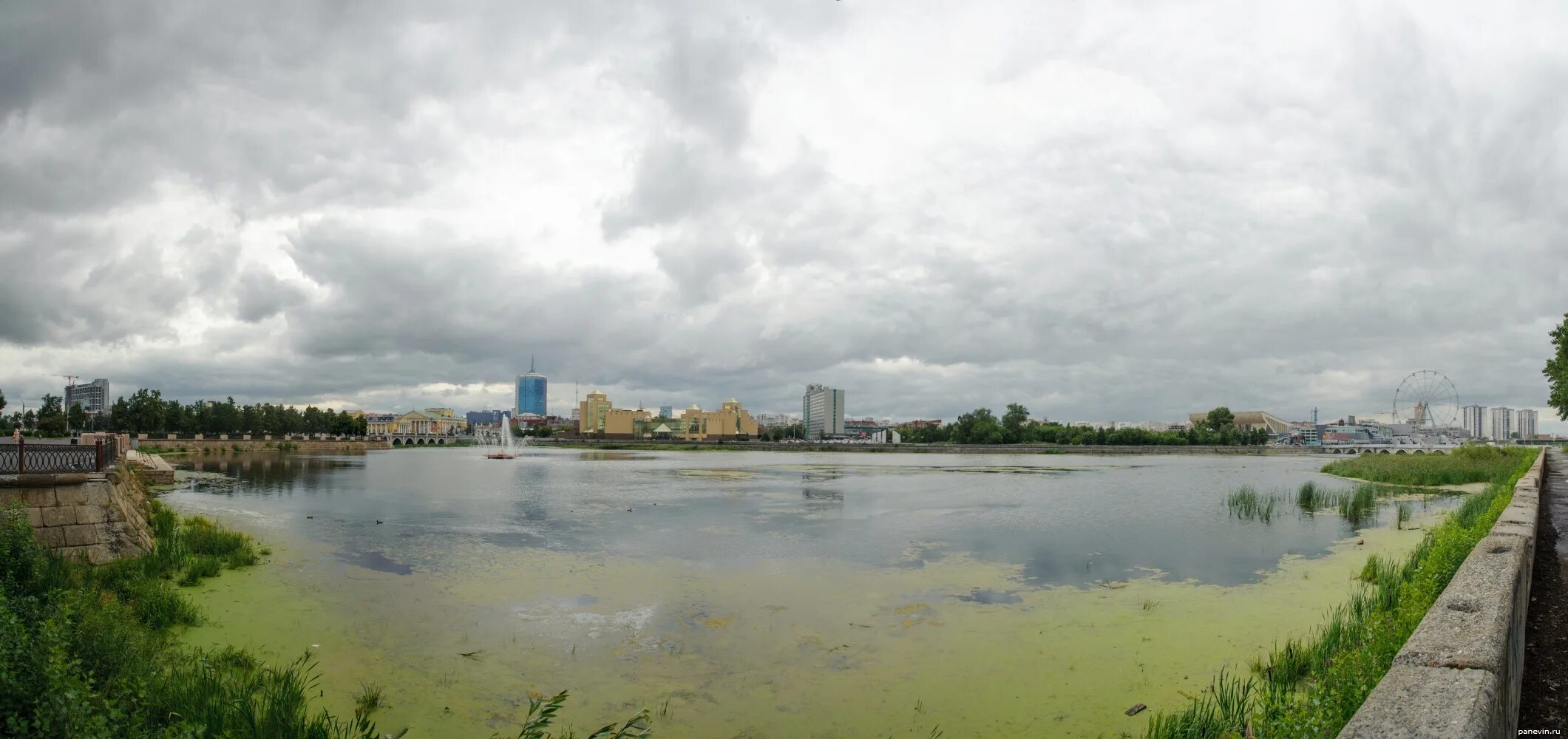 Река миасс в челябинске фото Panorama of the Miass River photo - Chelyabinsk - Photo and travel © Andrey Pane