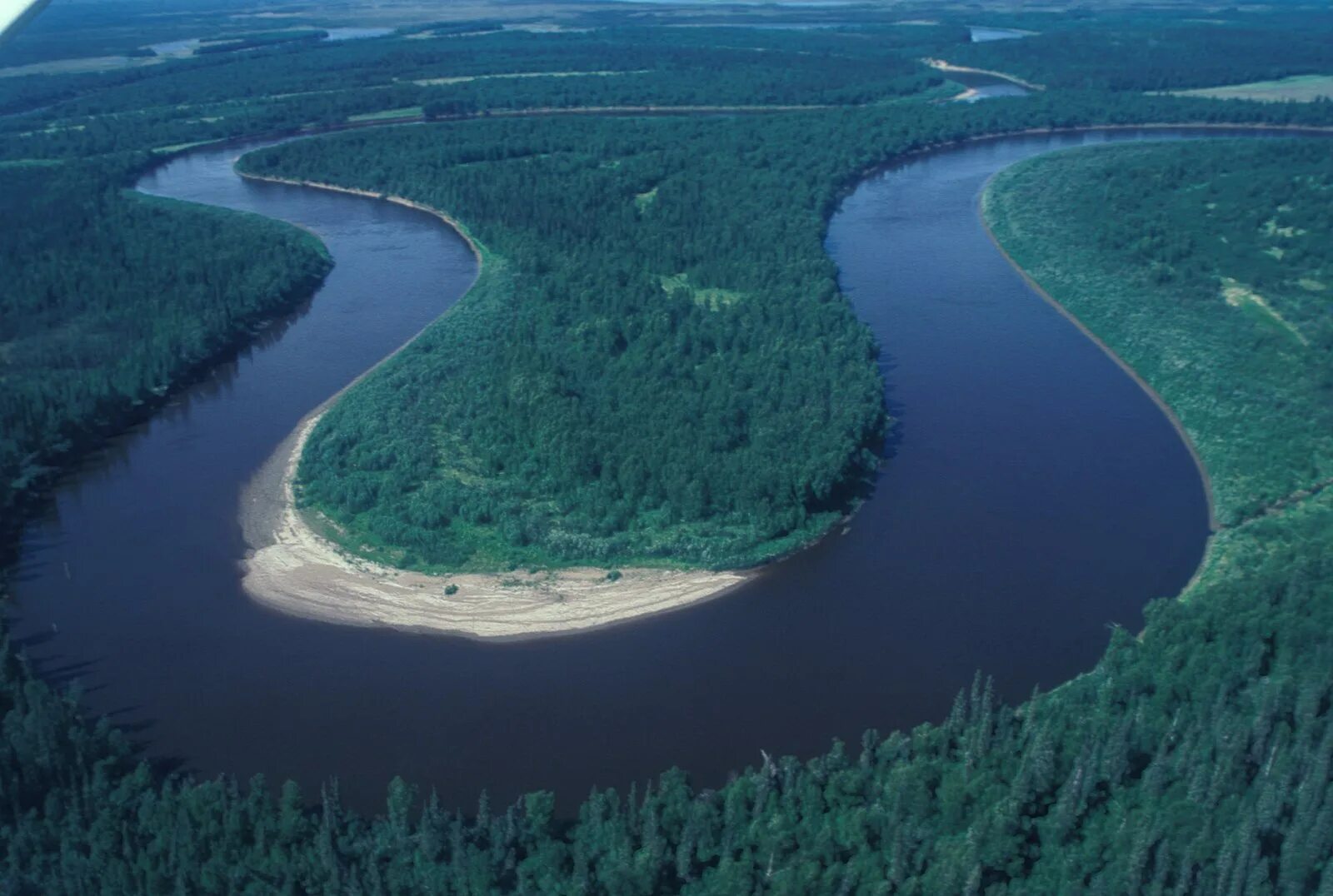 Река миссисипи фото File:Meandering River 2 Innoko NWR.jpg - Wikipedia