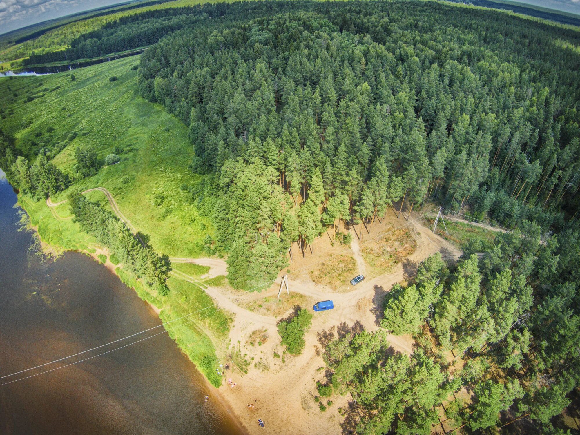 Река молога фото Lomovskoi beach, river Mologa, Maksatiha, Russia - Drone Photography