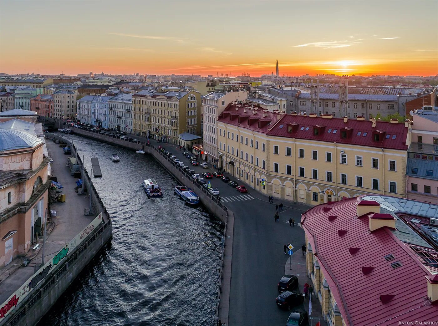 Река мойка санкт петербурге фото Река Мойка - Фото с высоты птичьего полета, съемка с квадрокоптера - PilotHub