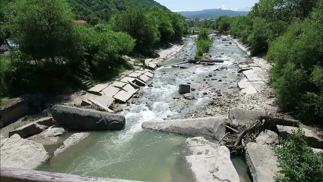 Река нальчик фото 28.05.2022. КБР. Нальчик. Вид на реку Нальчик с подвесного моста - YouTube