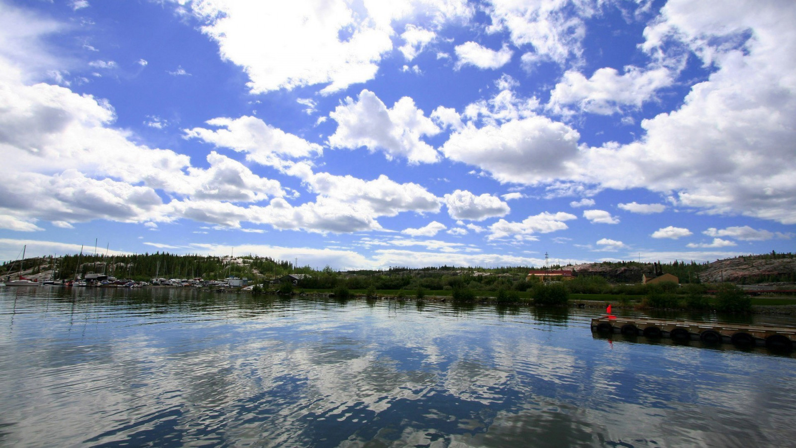 Река небо фото Wallpaper : landscape, lake, reflection, sky, river, cloud, reservoir, loch, bod