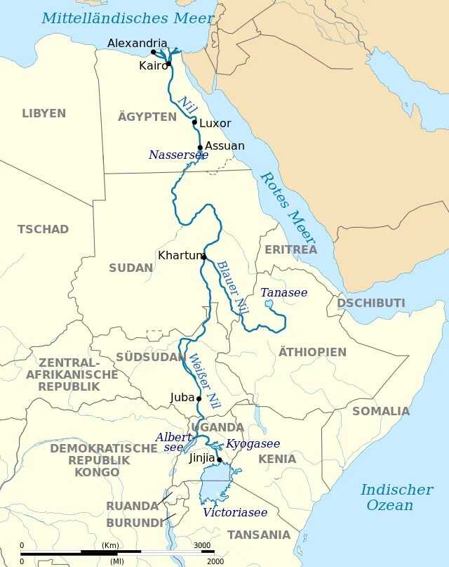 Река нил фото на карте Vaizdas:River Nile map de.svg - Vikipedija