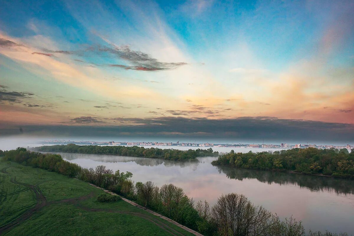 Река ока рязань мост фото Город / Ока, Рязань, май / Автор: Lerner Ivan