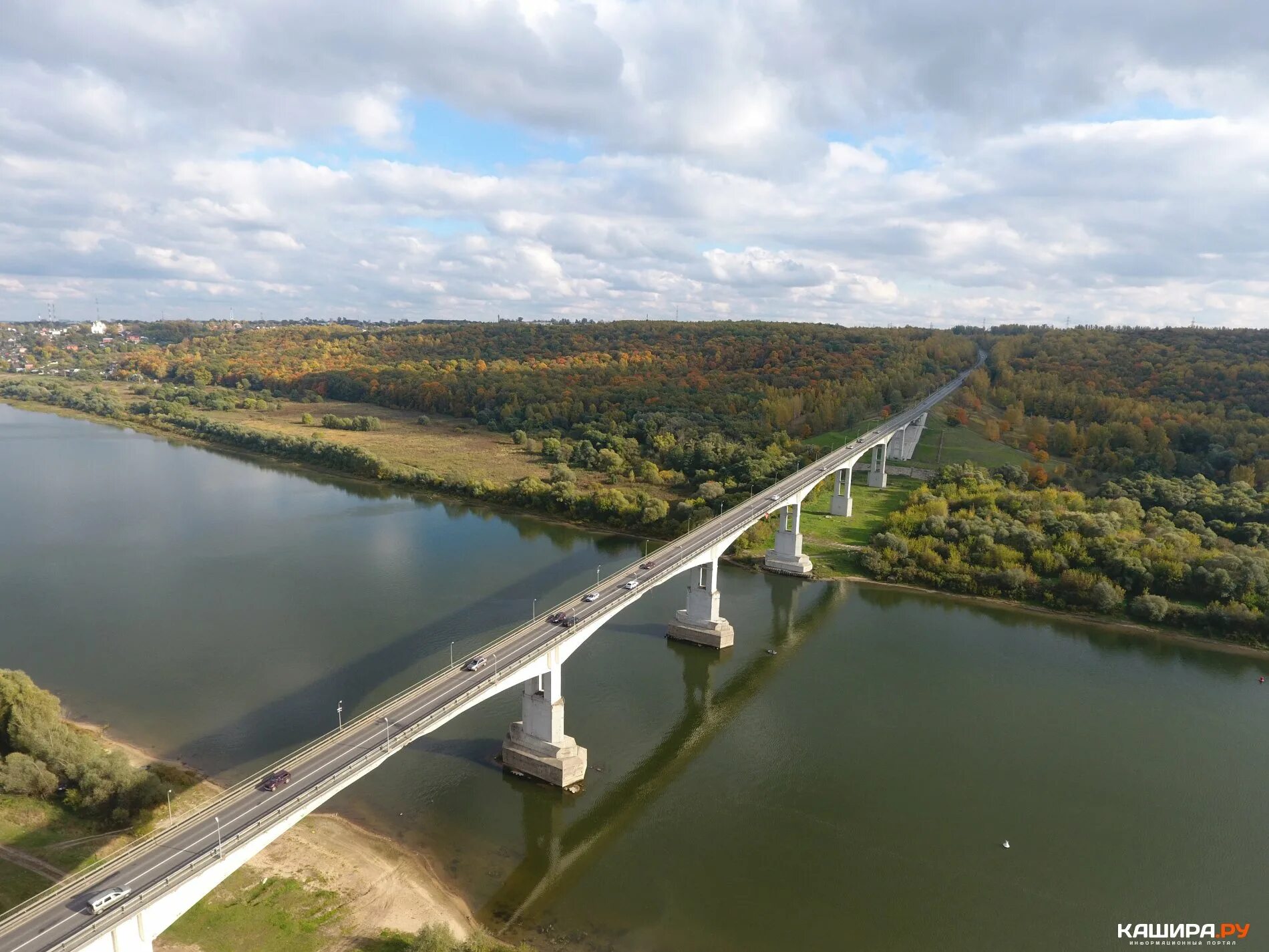 Река ока рязань мост фото Капитальный ремонт моста через Оку от Каширы до Лужников продлится 2,5 года " Ин