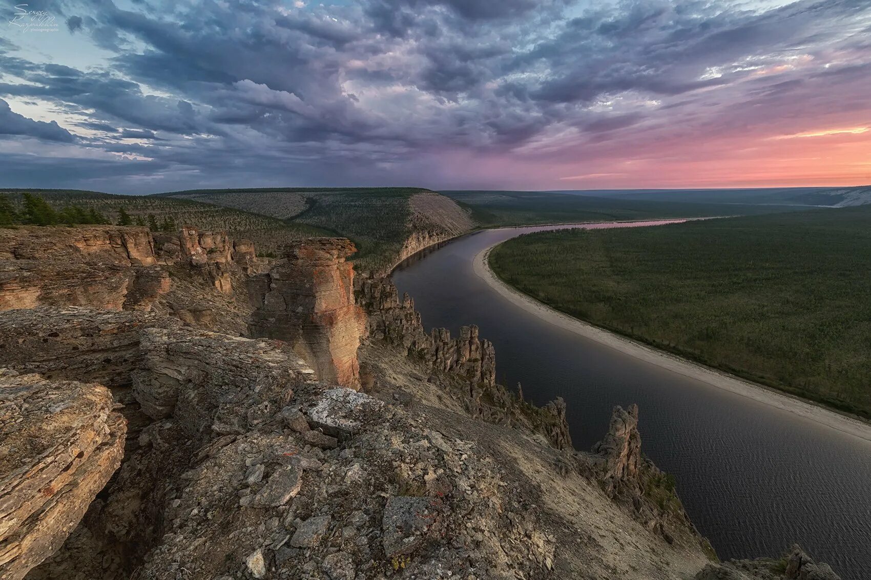 Река оленек фото Оленёк прекрасный. Фотограф Сергей Карпухин