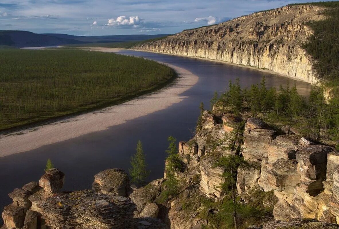 Река оленек фото В Якутии разработали мастер-планы трех арктических населенных пунктов