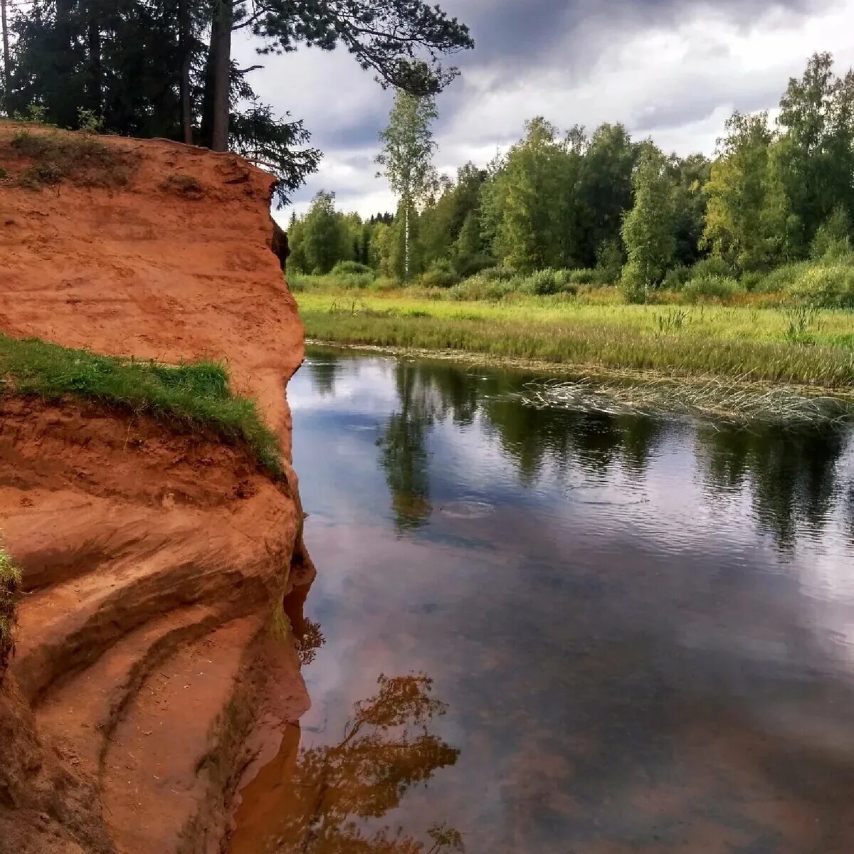 Река оредеж фото Речка ленинградская