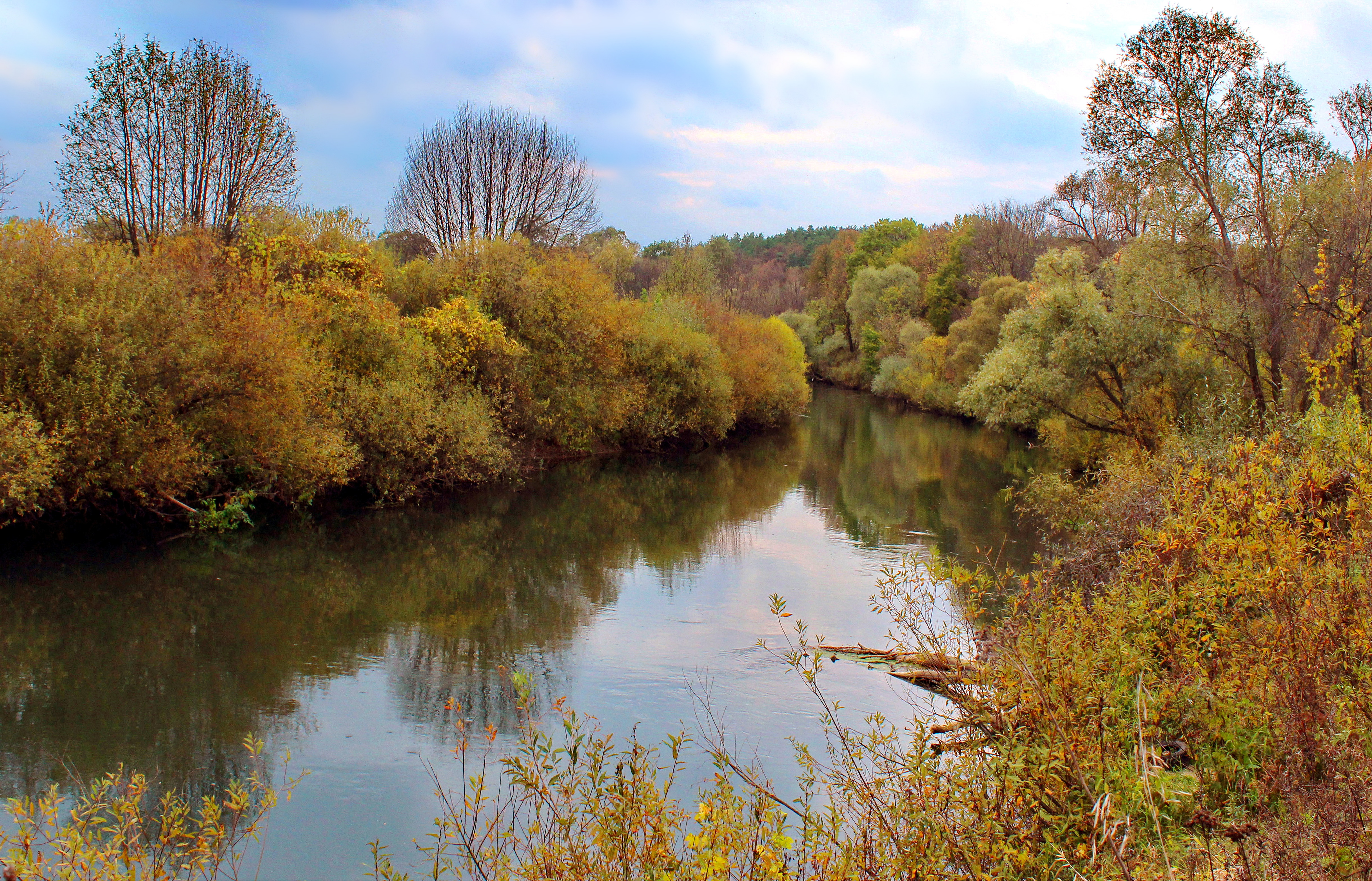 Река протва фото Фото золотая осень ,река Протва на фотохостинге Fotoload