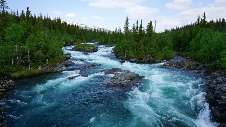 Река река фото поселка Pin su Hello march Paesaggi, Fiume, Norvegia