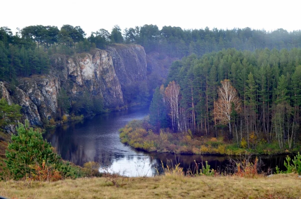 Река реж фото Скалы реки Реж