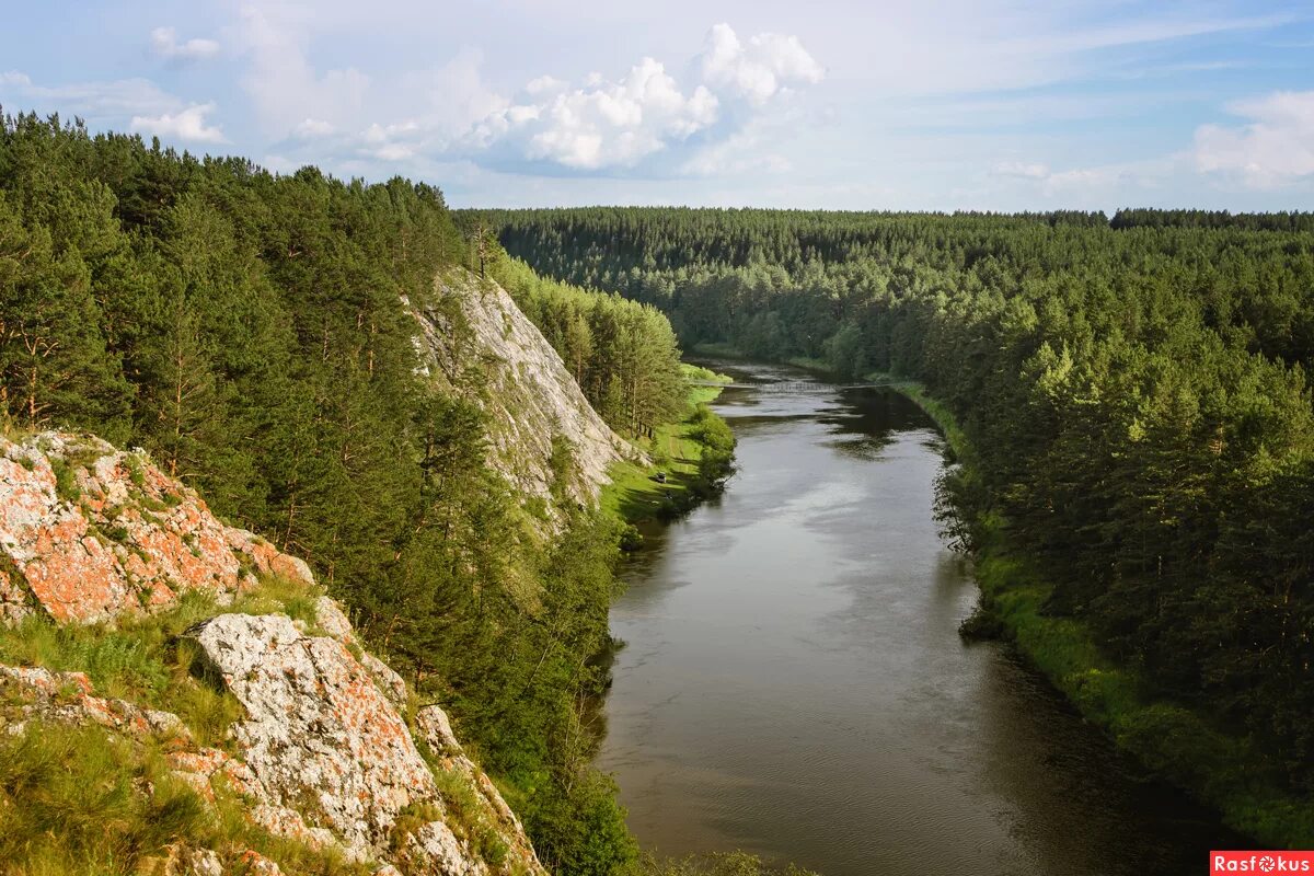 Река реж фото Фото: Река Реж,Мантуров камень.. Фотограф Александр Рукомойкин. Пейзаж. Фотосайт