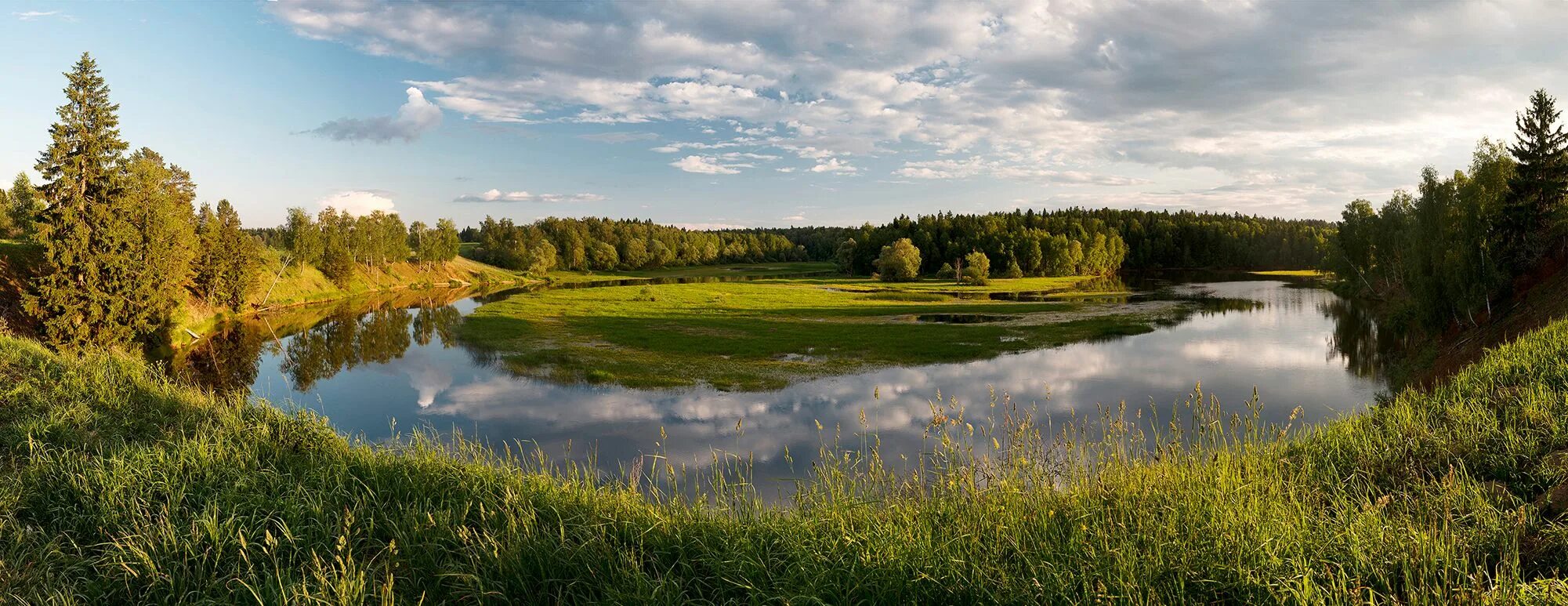 Река руза фото Излучина. Фотограф Борис Леваков