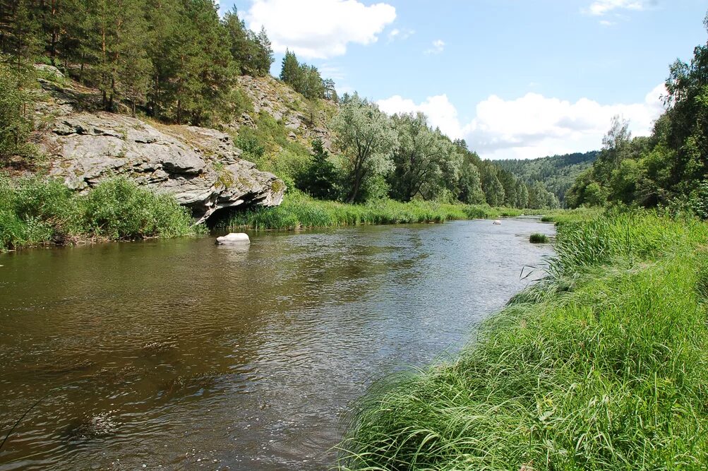 Река сакмара фото Башкирия, верховья Сакмары в районе села Юлдыбаево, порог Яман-Таш