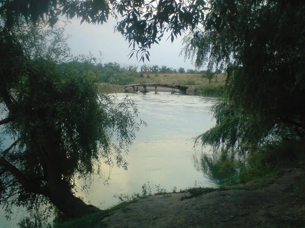 Река сал фото Фото Обрыв (в данное время этого моста нет). Break (at this time of the bridge t