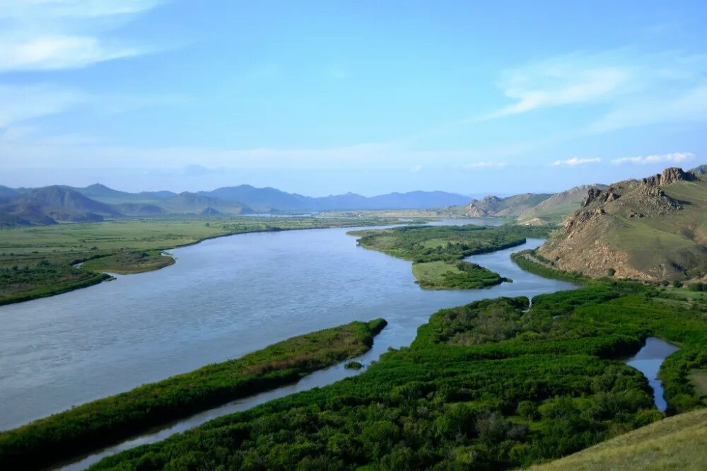 Река селенга фото Бурятия река селенга вид сверху - Фото