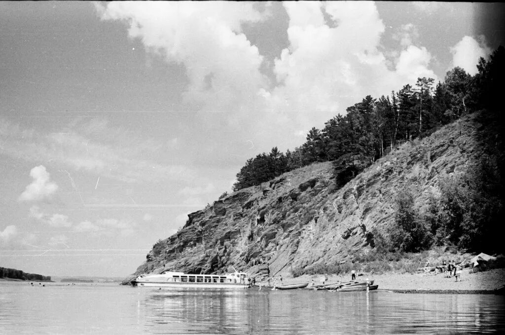 Река томь у белогорска старые советские фото Теплоход "Заря" на Томи, 1978 год Фотографии старого Кемерова