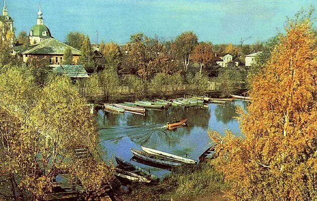 Река трубеж фото Mouth of the Trubezh River, nature, Russia, Yaroslavl Region, Town of Pereslavl-