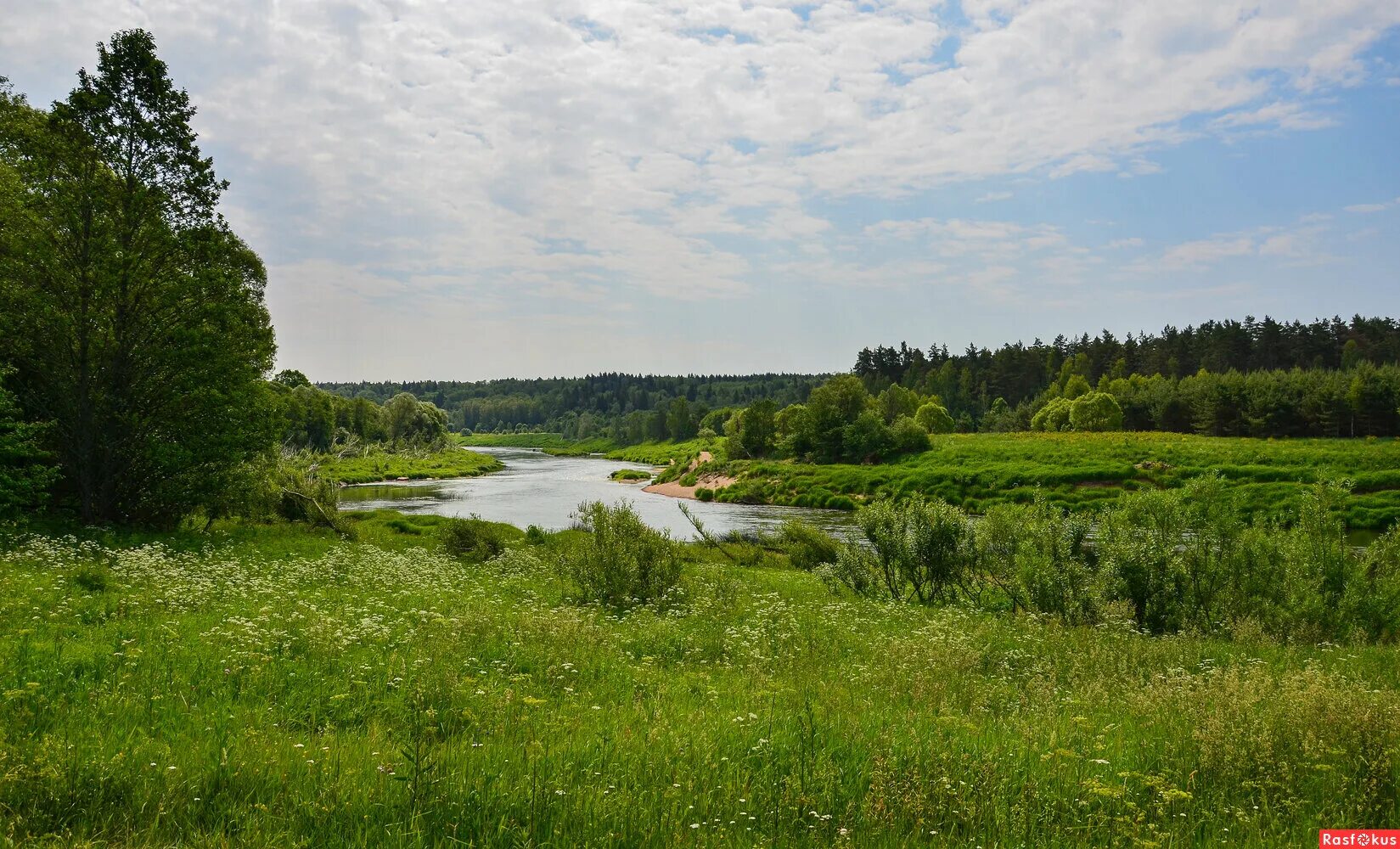 Река угра фото Фото: Река Угра. Фотолюбитель Владимир Чистяков. Пейзаж. Фотосайт Расфокус.ру