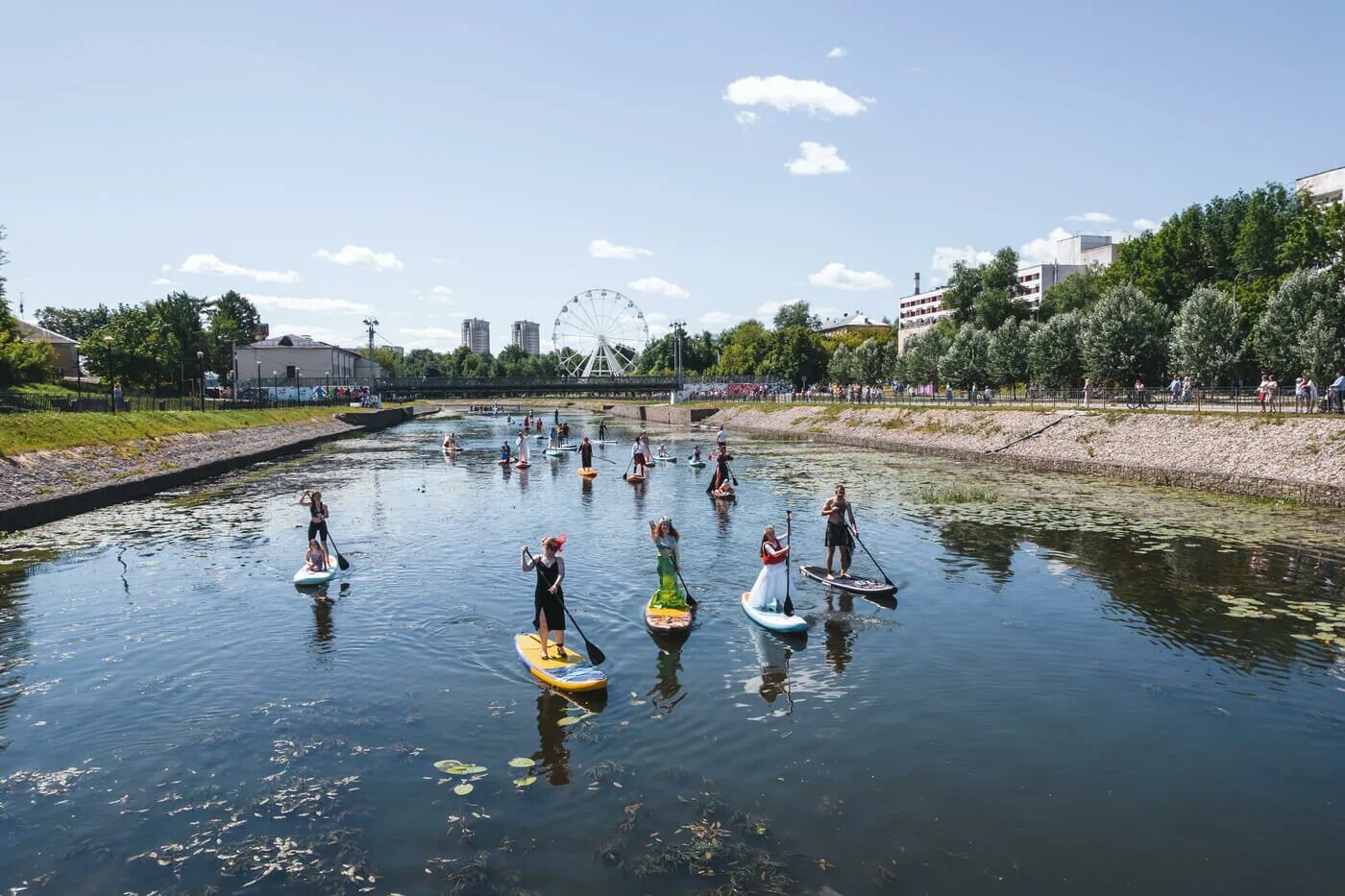 Река уводь фото Набережная реки Уводь