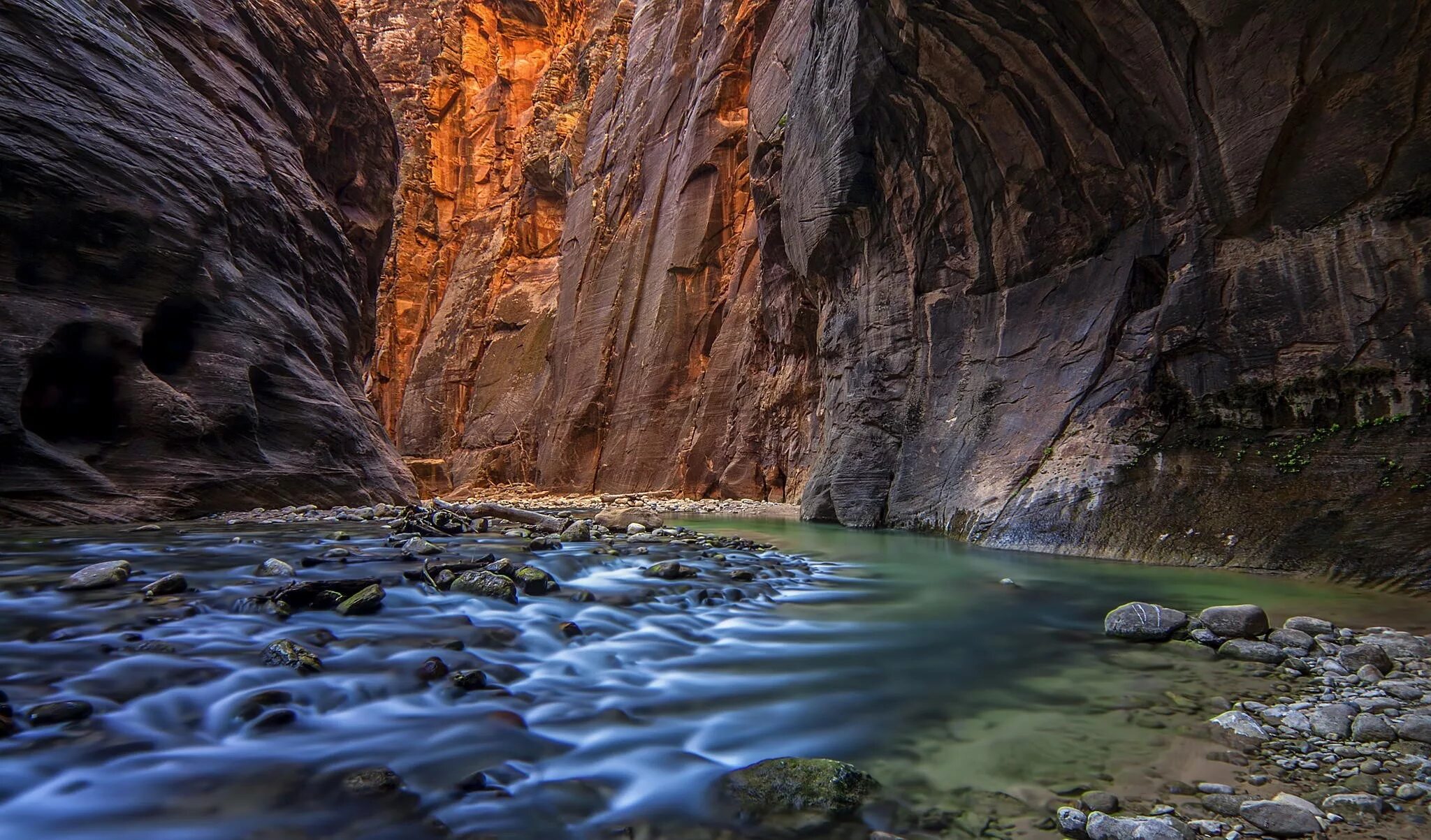 Река в ущелье фото Wallpaper : landscape, water, rock, nature, river, valley, canyon, stream, Forma