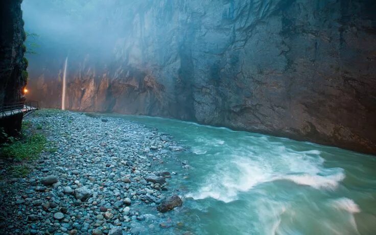 Река в ущелье фото amazing picture of nature (1920x1200) River, Landscaping with rocks, Water