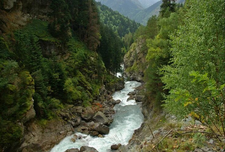 Река в ущелье фото Гоначхир Water, Outdoor, River