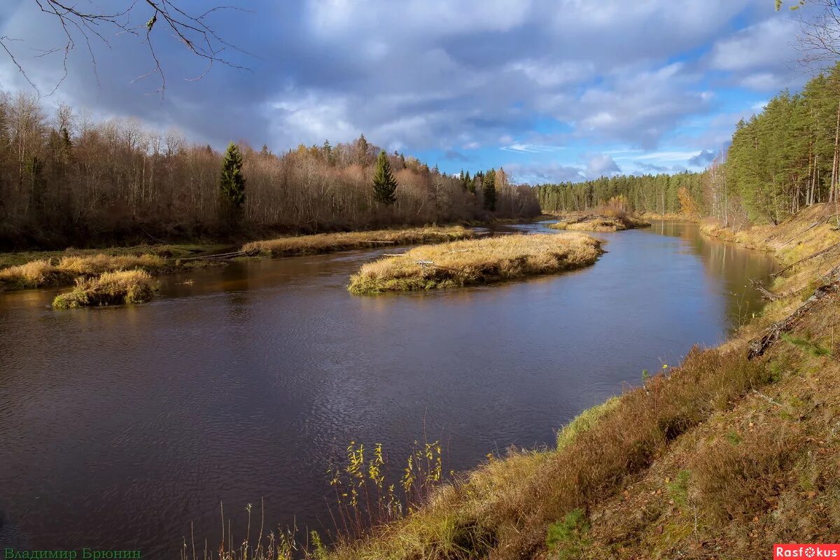 Река веля фото Фото: Погожий денёк межсезонья. Фотограф Владимир Брюнин. Пейзаж - Фотосайт Расф