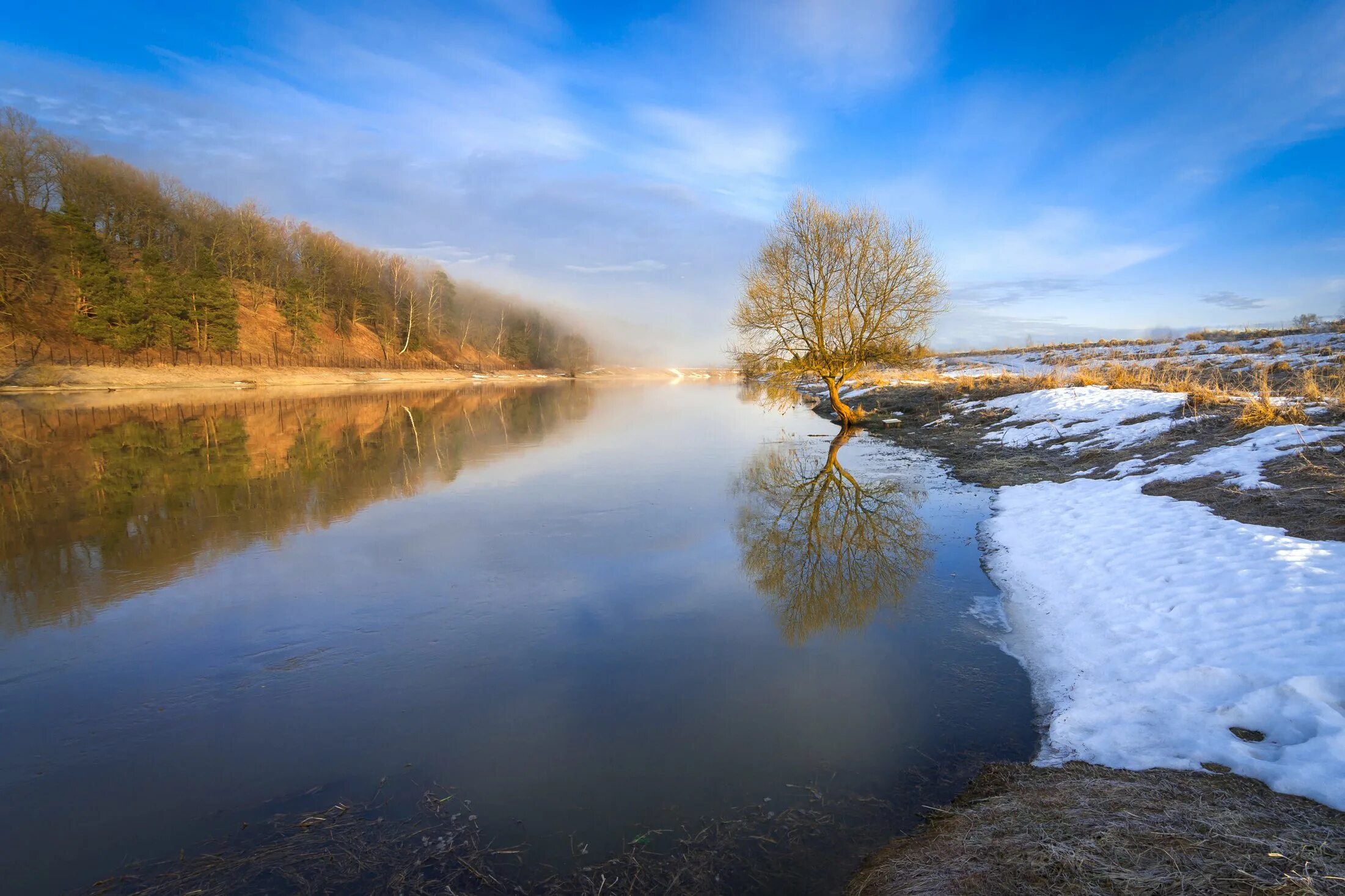 Река весной фото Весенний этюд. Photographer Aleksandr Kyrov