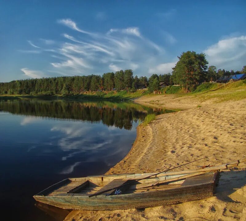 Река ветлуга фото На рыбалку / Панорама Нижегородская область / Автор: Альберт Беляев